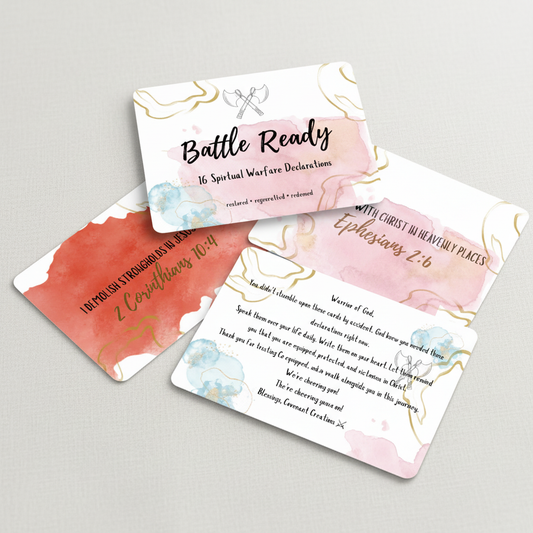 Battle Ready Spiritual Warfare Affirmation Cards Product Image